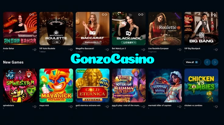 GonzoCasino خوش آمدید بونس +600% پیشکش موبائل ایپ کے پروموشن سیکشن میں دکھائی دیتی ہے۔